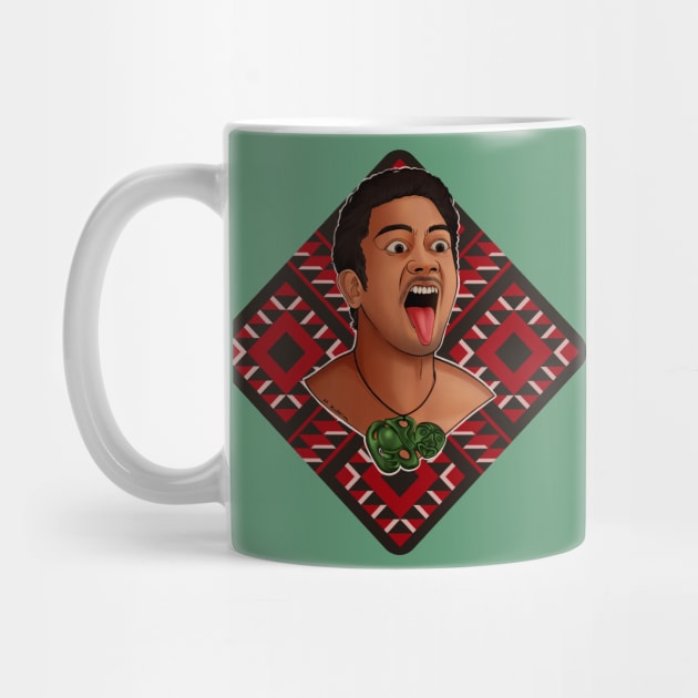 New Zealand Maori Haka Dancer by NelidaZubia